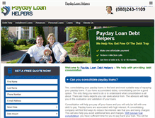 Tablet Screenshot of paydayloanhelpers.com